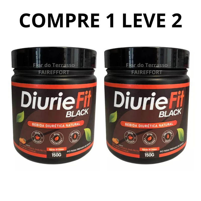 Diuriefit Black 150G - Compre 1 Leve 2 + Frete Grátis