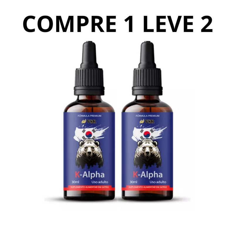 K-Alpha 30ML - Formula Coreana - Promoção Exclusiva + Frete Grátis
