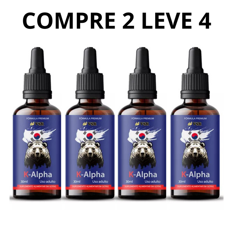 K-Alpha 30ML - Formula Coreana - Promoção Exclusiva + Frete Grátis