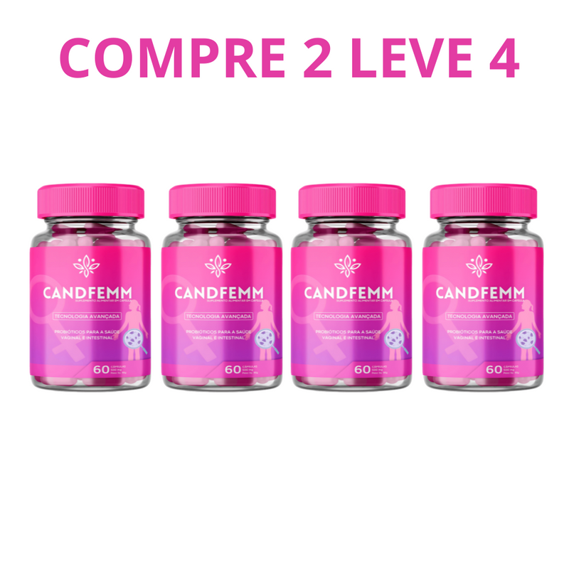 Candfemm 60 Cápsulas - Promoção Exclusiva + Frete Grátis