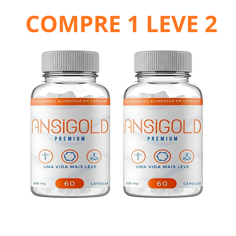 Ansigold Premium - Suplemento Natural - Promoção Exclusiva + Frete Grátis