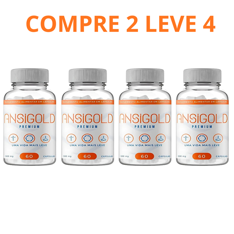 Ansigold Premium - Suplemento Natural - Promoção Exclusiva + Frete Grátis