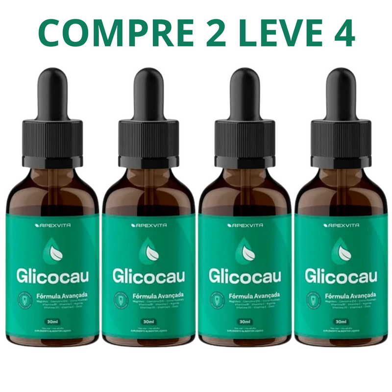 Glicocau Original 30ml - Seu Aliado No Controle Da Glicose - Frete Grátis