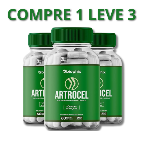 Artrocel 60 Cápsulas - Compre 1 Leve 2 + Frete Grátis