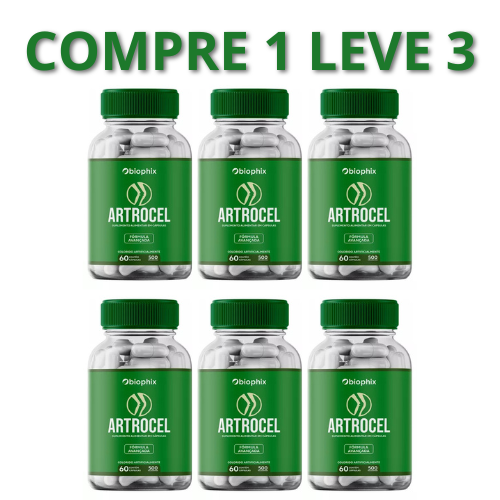 Artrocel 60 Cápsulas - Compre 1 Leve 2 + Frete Grátis