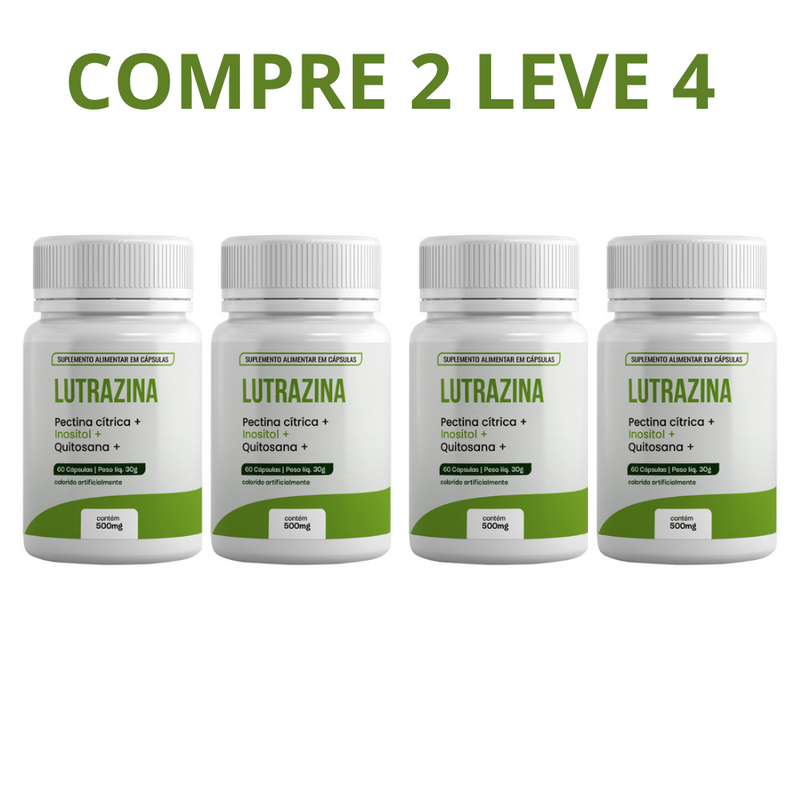 Lutrazina 60 Cápuslas - Suplemento Natural! - Promoção Exclusiva + Frete Grátis