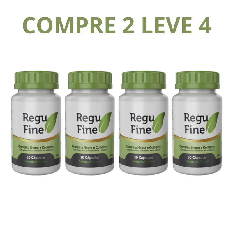 Regu Fine Original 30 Capsulas - Emagrecimento Saudável + Frete Grátis