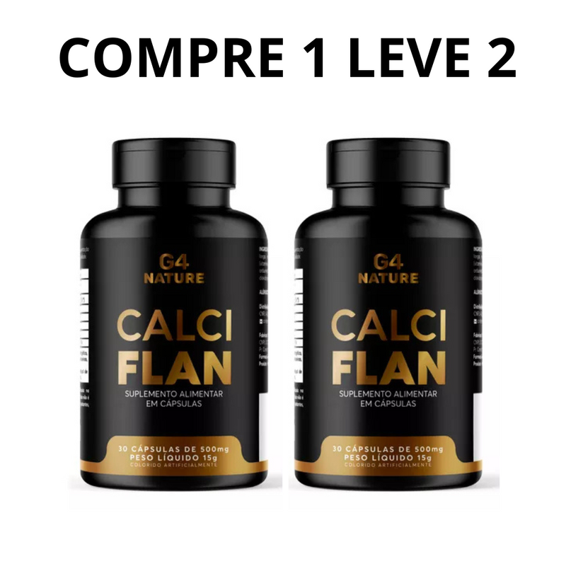 Calci Flan - Essencial Para Ossos Fortes - Promoção Exclusiva + Frete Grátis