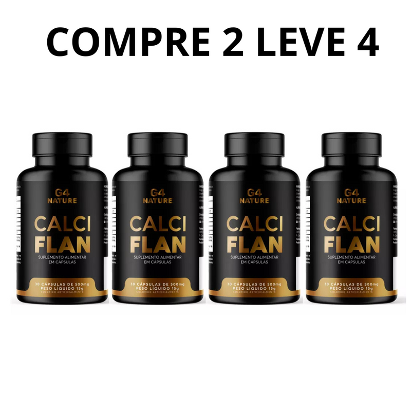 Calci Flan - Essencial Para Ossos Fortes - Promoção Exclusiva + Frete Grátis