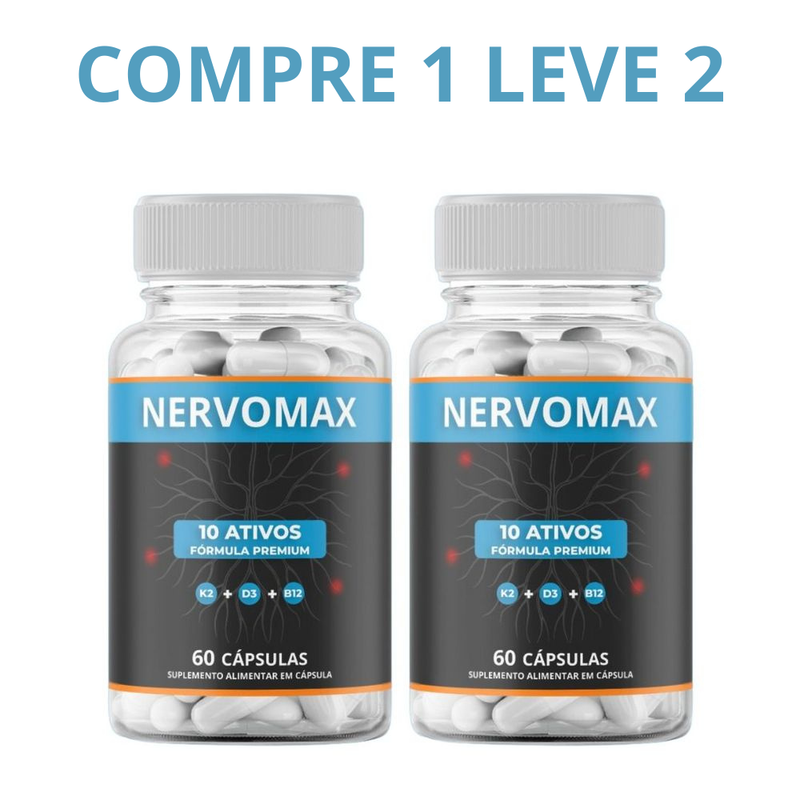 Nervomax 60 Capsulas - Equilibrio e Bem Estar + Frete Grátis