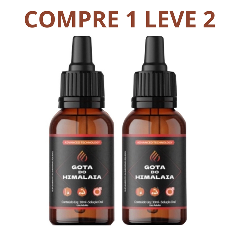 Gota do Himalaia 30ml - Melhore Seu Desempenho - Compre 1 Leve 2 + Frete Grátis