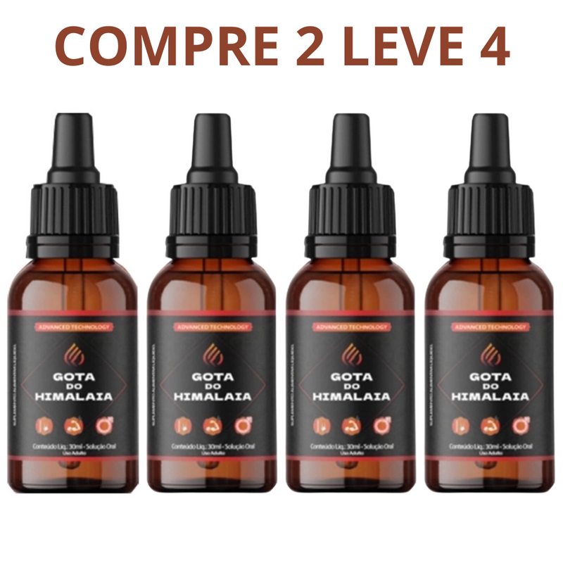 Gota do Himalaia 30ml - Melhore Seu Desempenho - Compre 1 Leve 2 + Frete Grátis