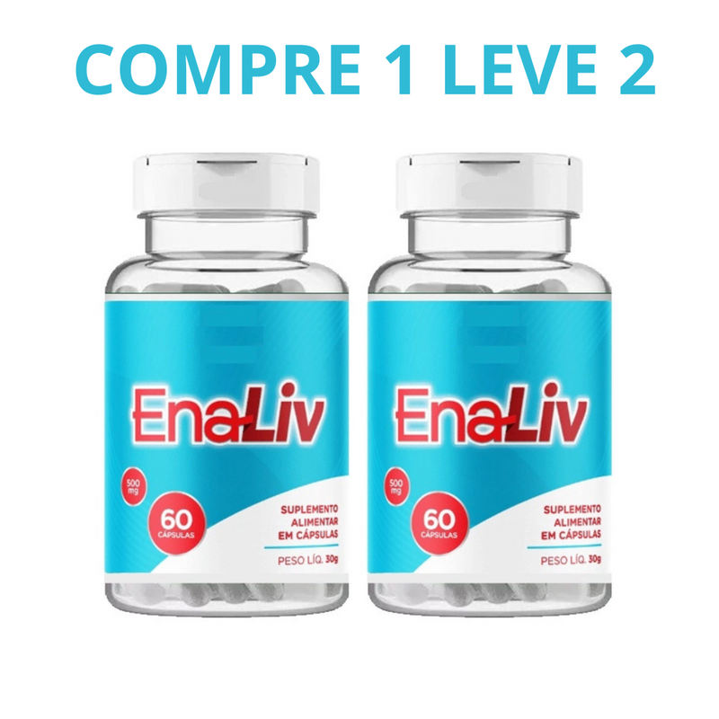 Enaliv 60 Cápsulas - Alivio Natural Para Zumbido + Frete Grátis