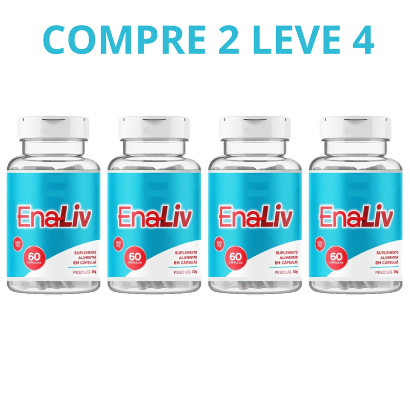 Enaliv 60 Cápsulas - Alivio Natural Para Zumbido + Frete Grátis