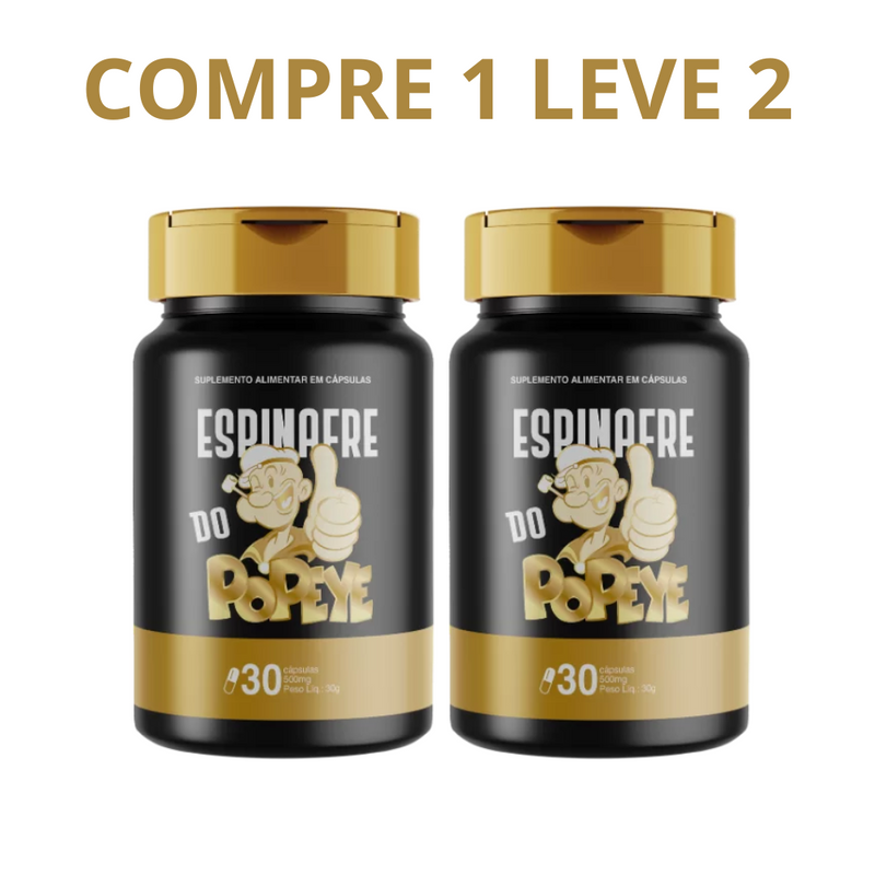Espinafre Do Popeye - Mais Vigor E Vitalidade - Frete Grátis