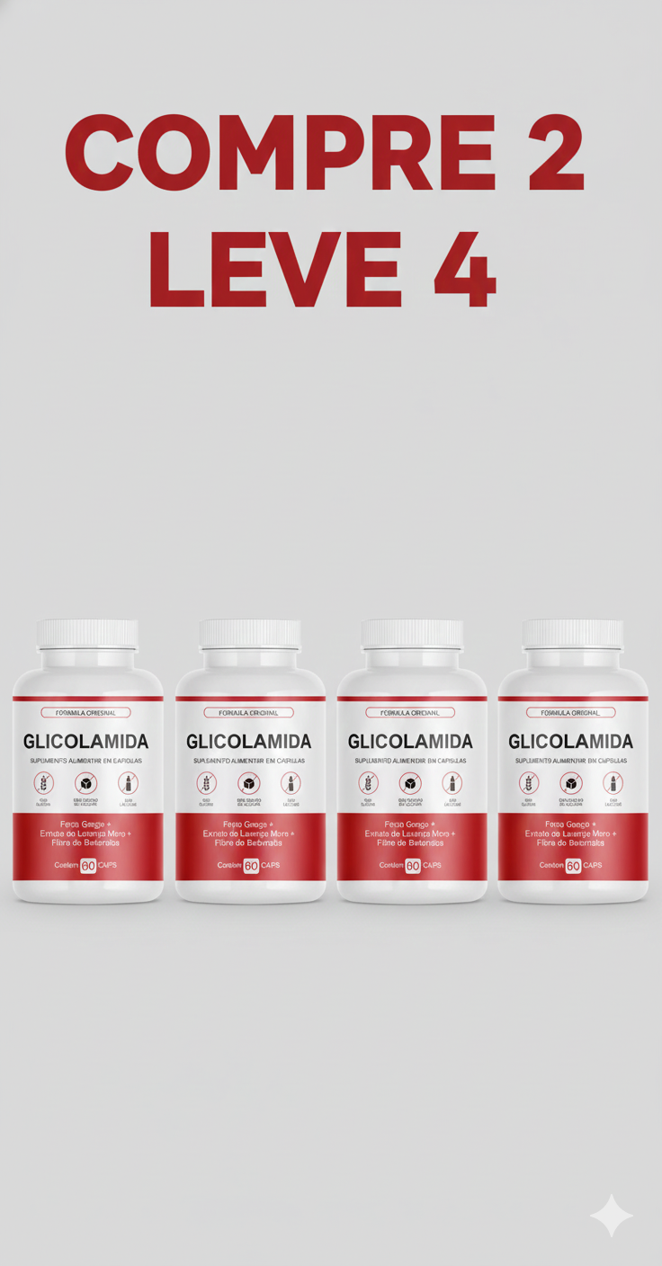 Glicolamida - Compre 1 Leve 2 + Frete Grátis