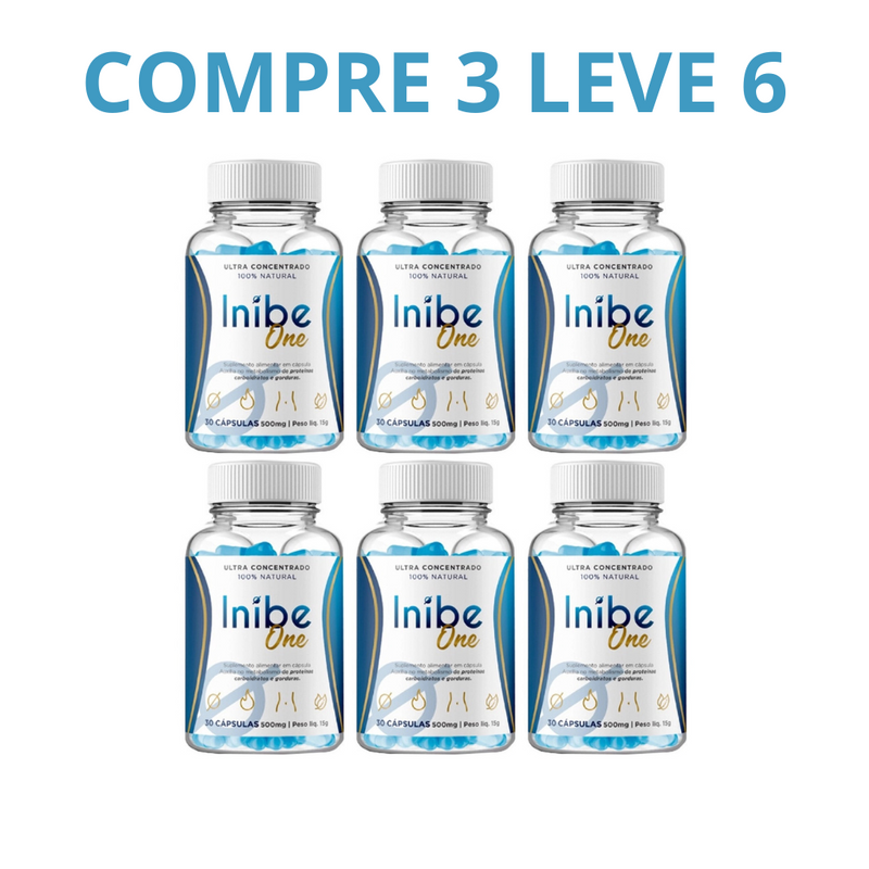 Inibe One 30 Capsulas - Promoção Exclusiva + Frete Grátis
