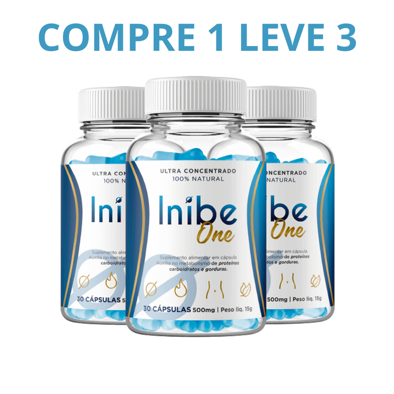 Inibe One 30 Capsulas - Promoção Exclusiva + Frete Grátis