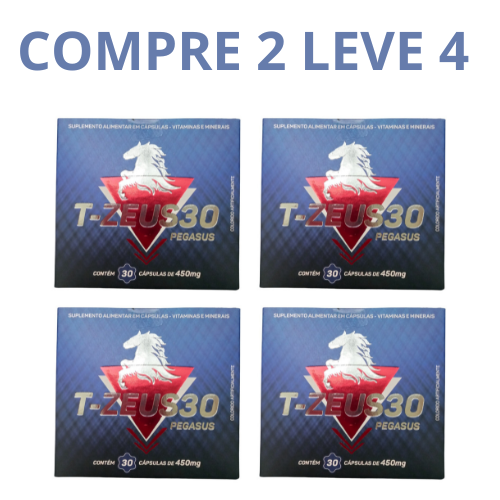 T-Zeus30 Original 30 Cápsulas - Compre 1 Leve 2 + Frete Grátis